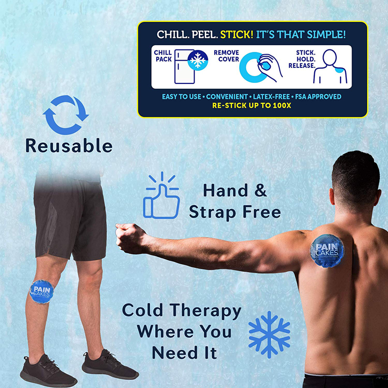 PAINCAKES® Cold Packs - The Cold Pack That Sticks